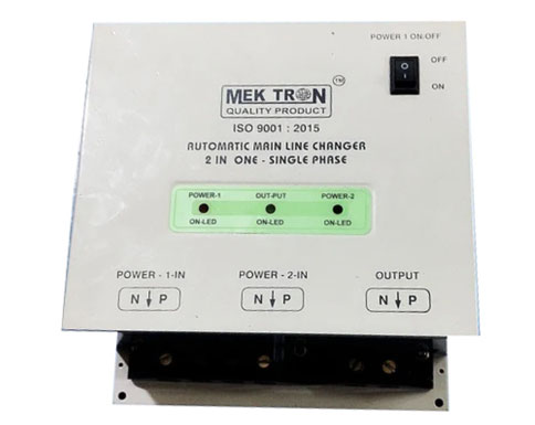 2 In 1 Single Phase Automatic Main Line Changer